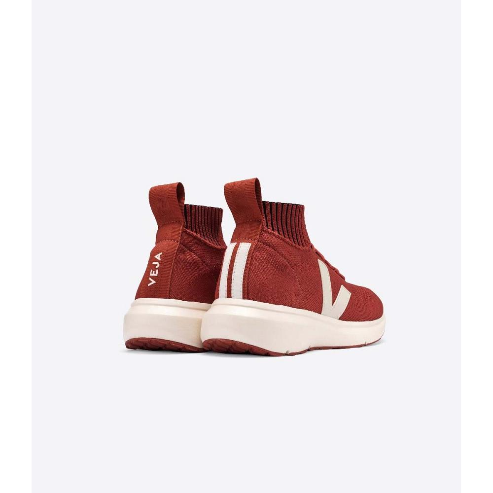 Veja V-KNIT VEJA X RICK OWENS MID Men's Running Shoes Red | NZ 155FDN